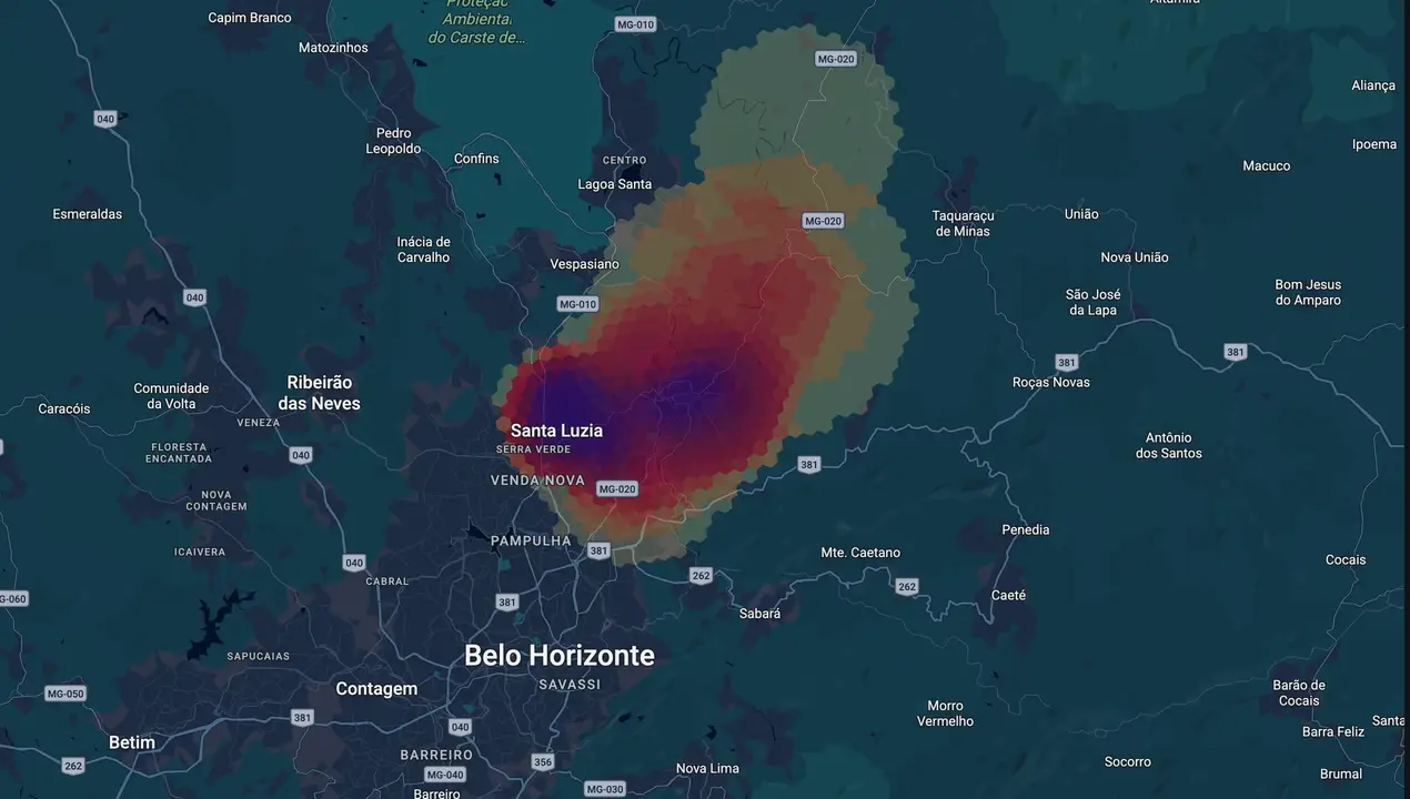 Mapa eleitoral de Paulo Bigodinho