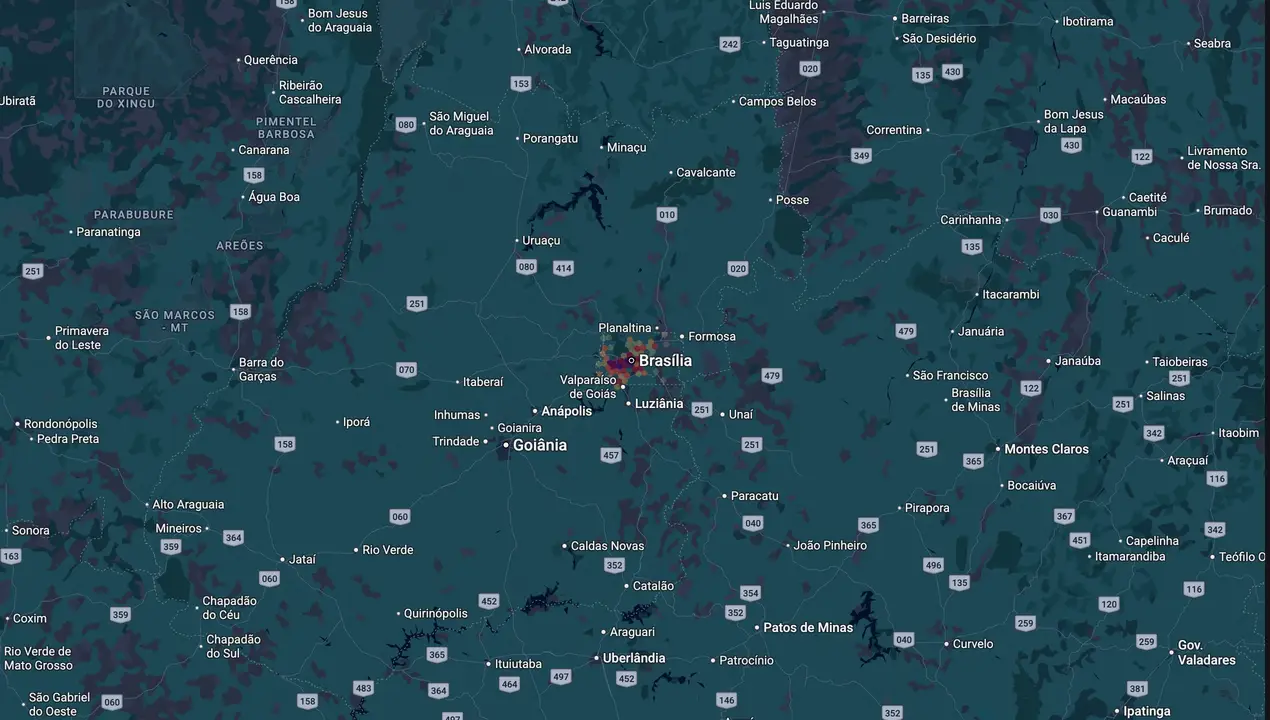 Mapa eleitoral de Paulo Roque