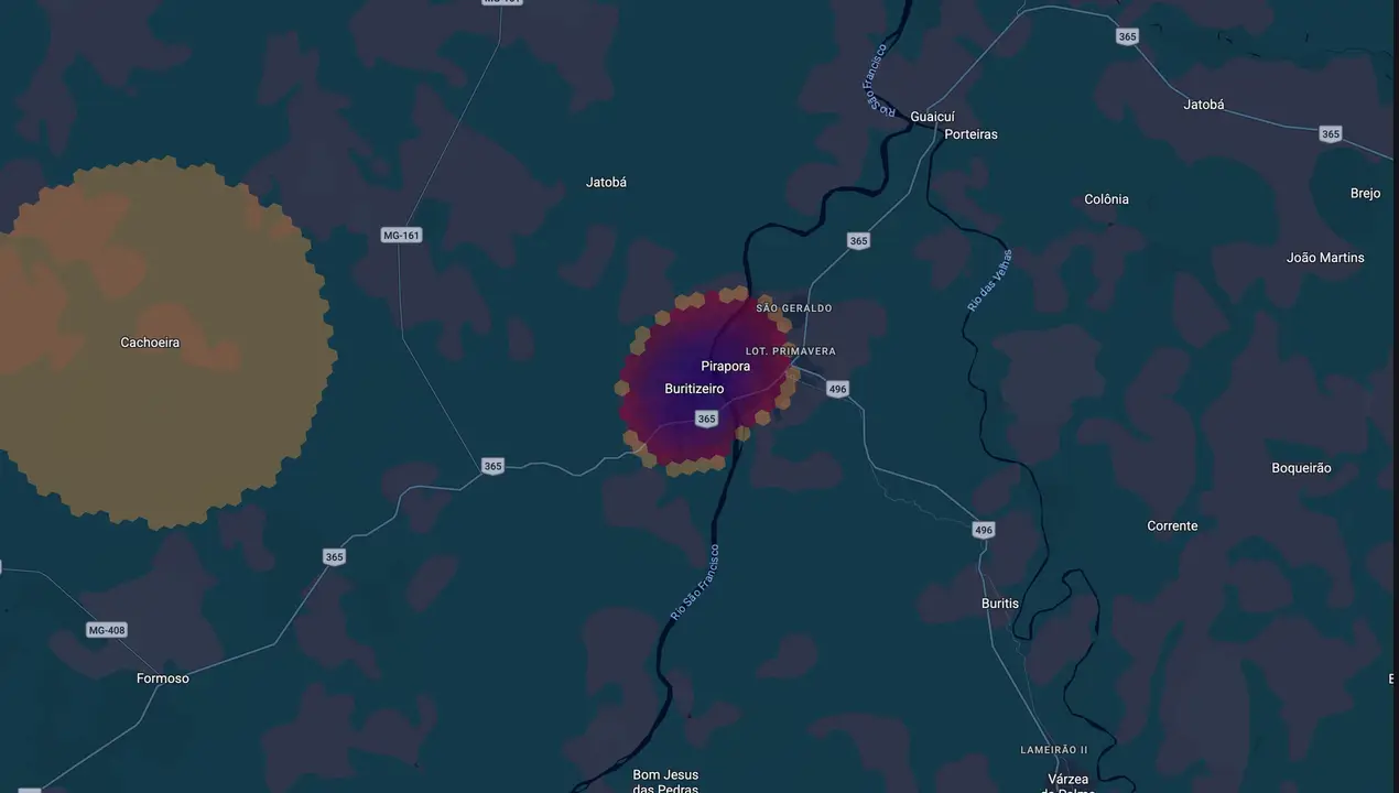Mapa eleitoral de Pedro Braga