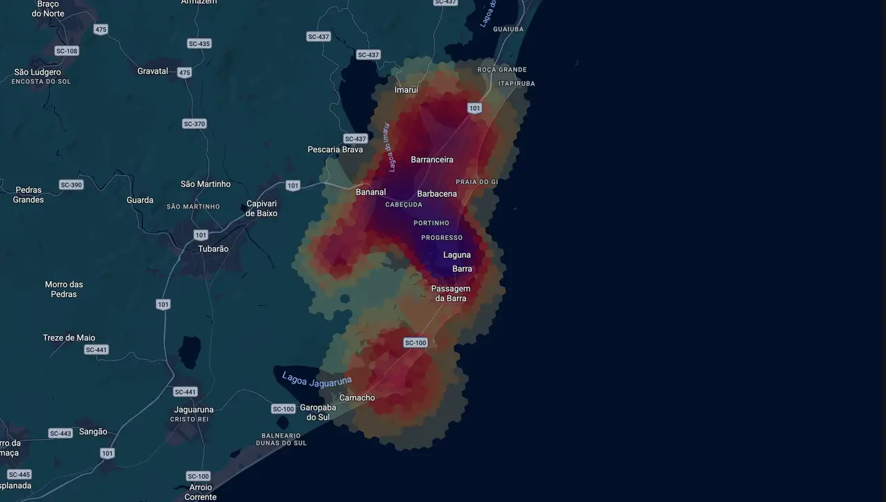 Mapa eleitoral de Preto Crippa