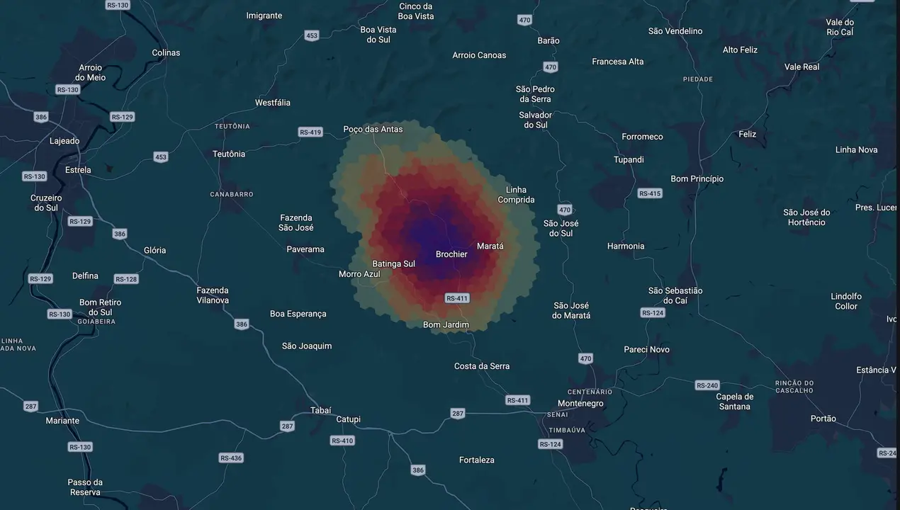 Mapa eleitoral de Pigue