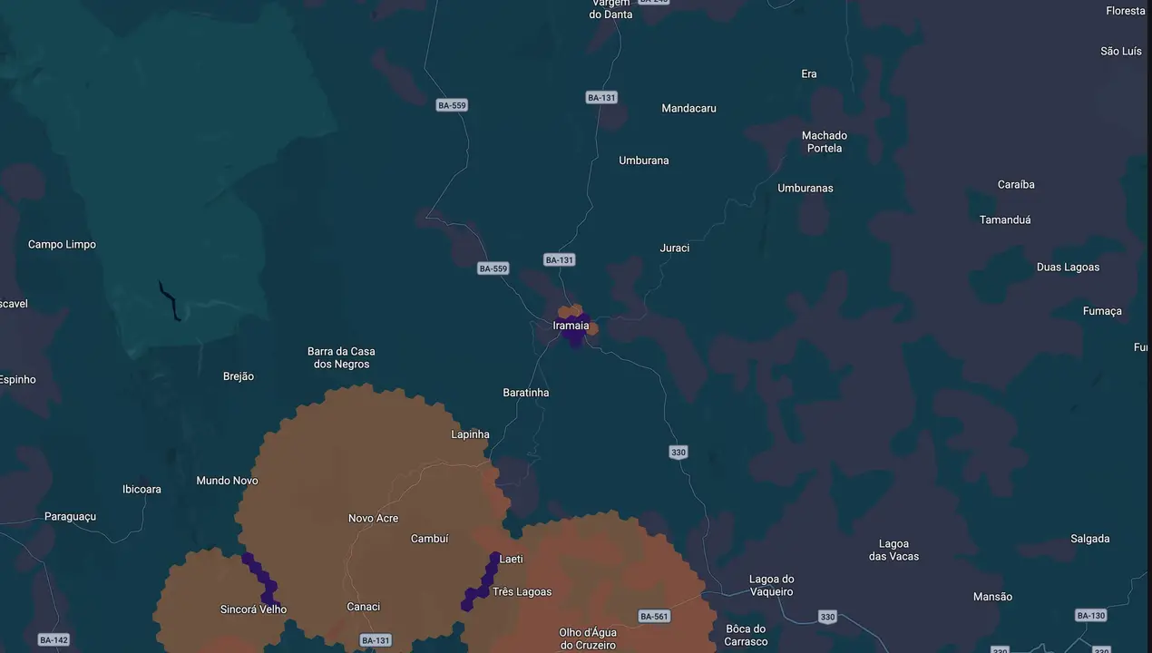 Mapa eleitoral de Piu de Santo