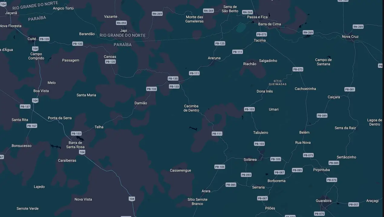 Mapa eleitoral de Pollyanno
