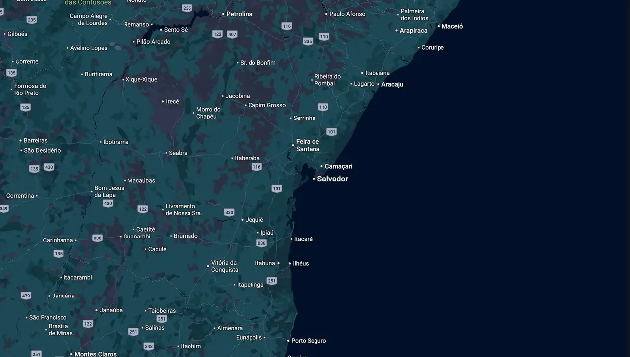Mapa eleitoral de Priscila Chammas