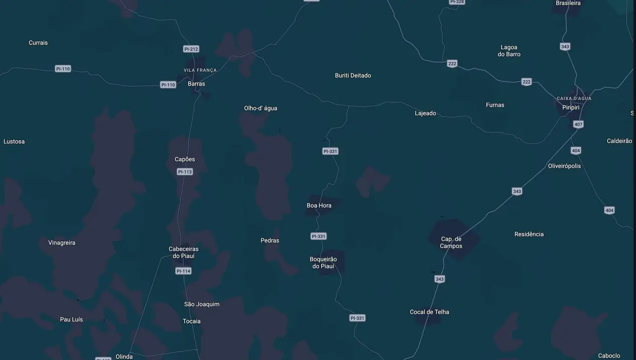 Mapa eleitoral de Professor Dominguinhos