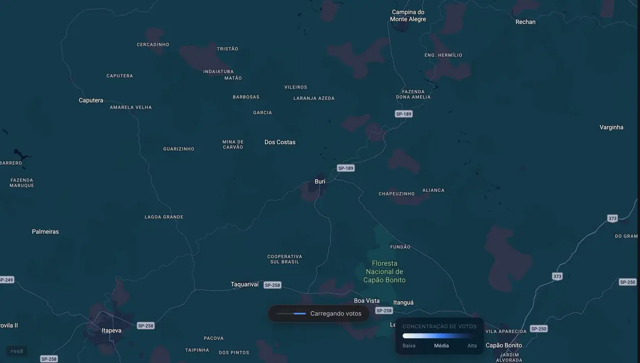 Mapa eleitoral de Professor Germano Peschel