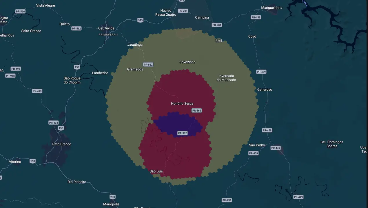 Mapa eleitoral de Professor João