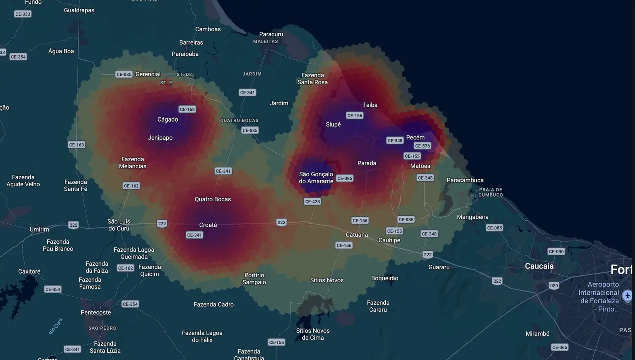 Mapa eleitoral de Professor Marcelão