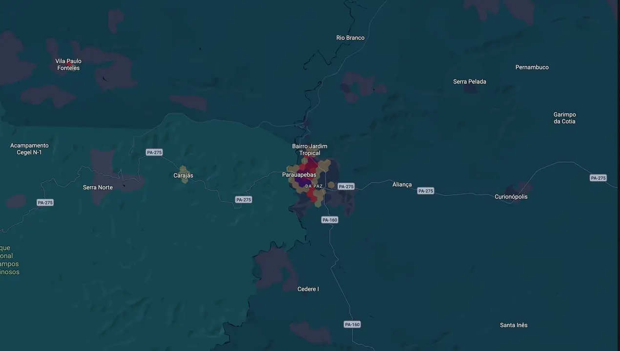 Mapa eleitoral de Prof Gleidinho Lima