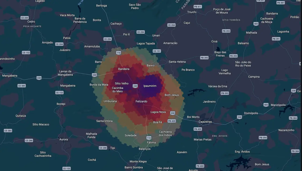 Mapa eleitoral de Puíca do Povão