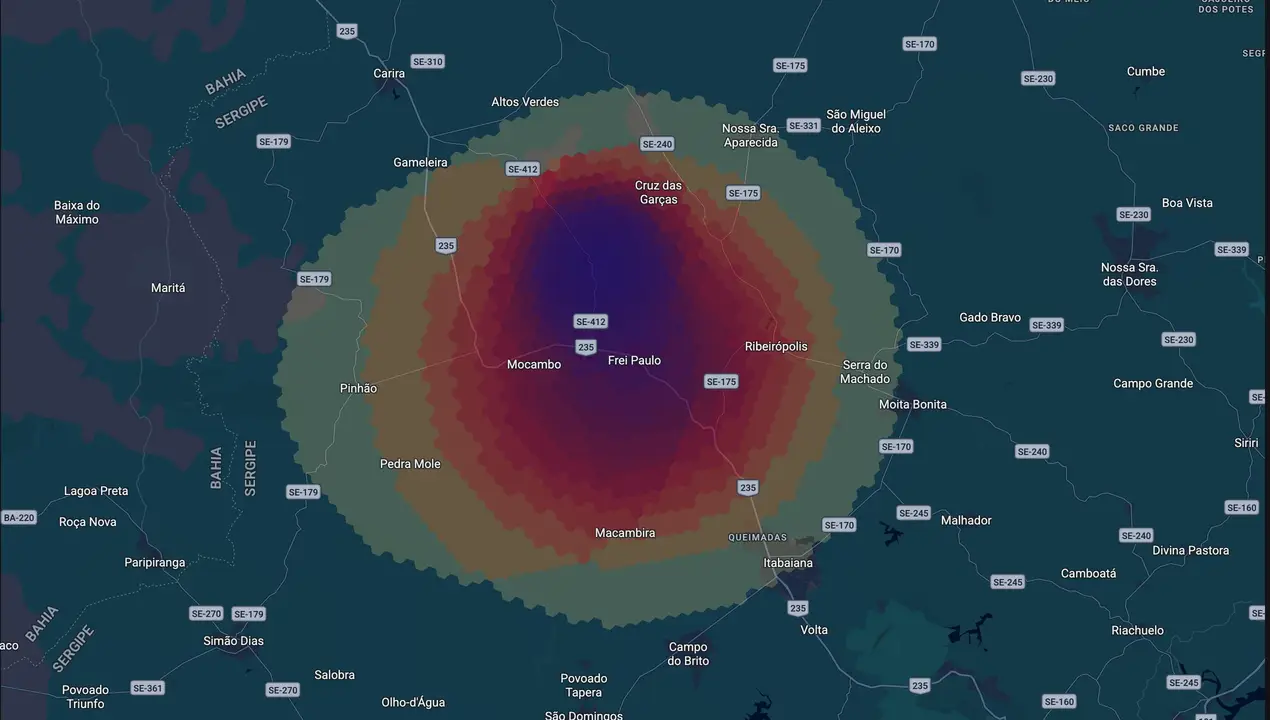 Mapa eleitoral de Rafael da Vidraçaria