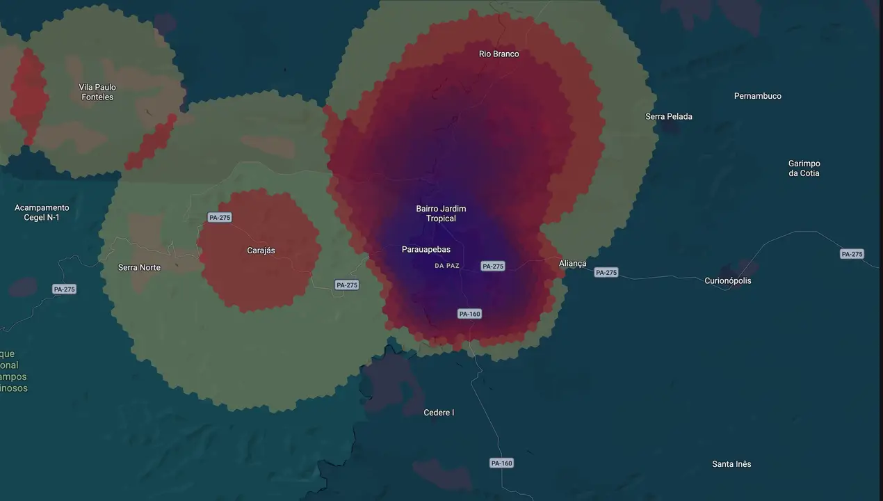 Mapa eleitoral de Rafael Ribeiro