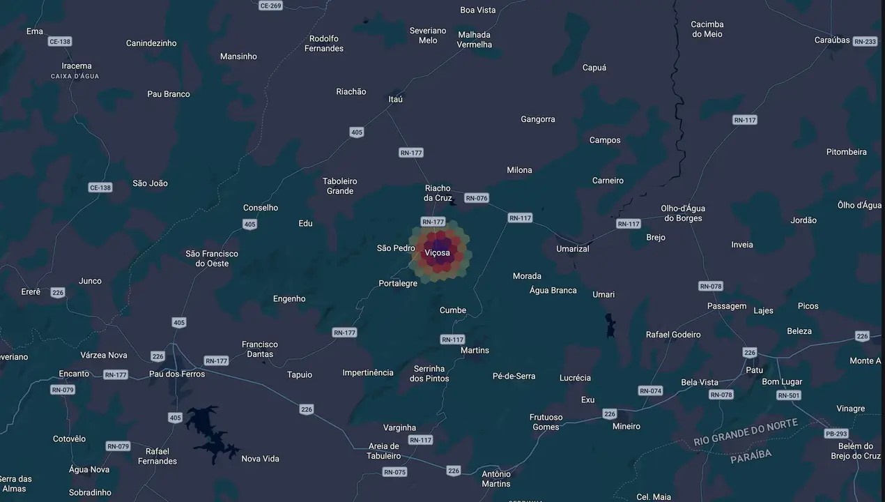 Mapa eleitoral de Ramon