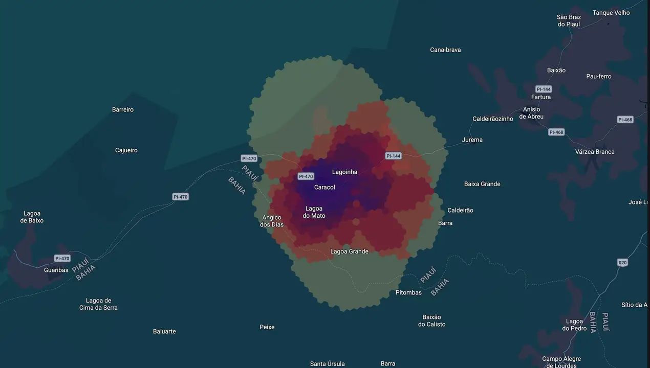 Mapa eleitoral de Raniletti Macedo