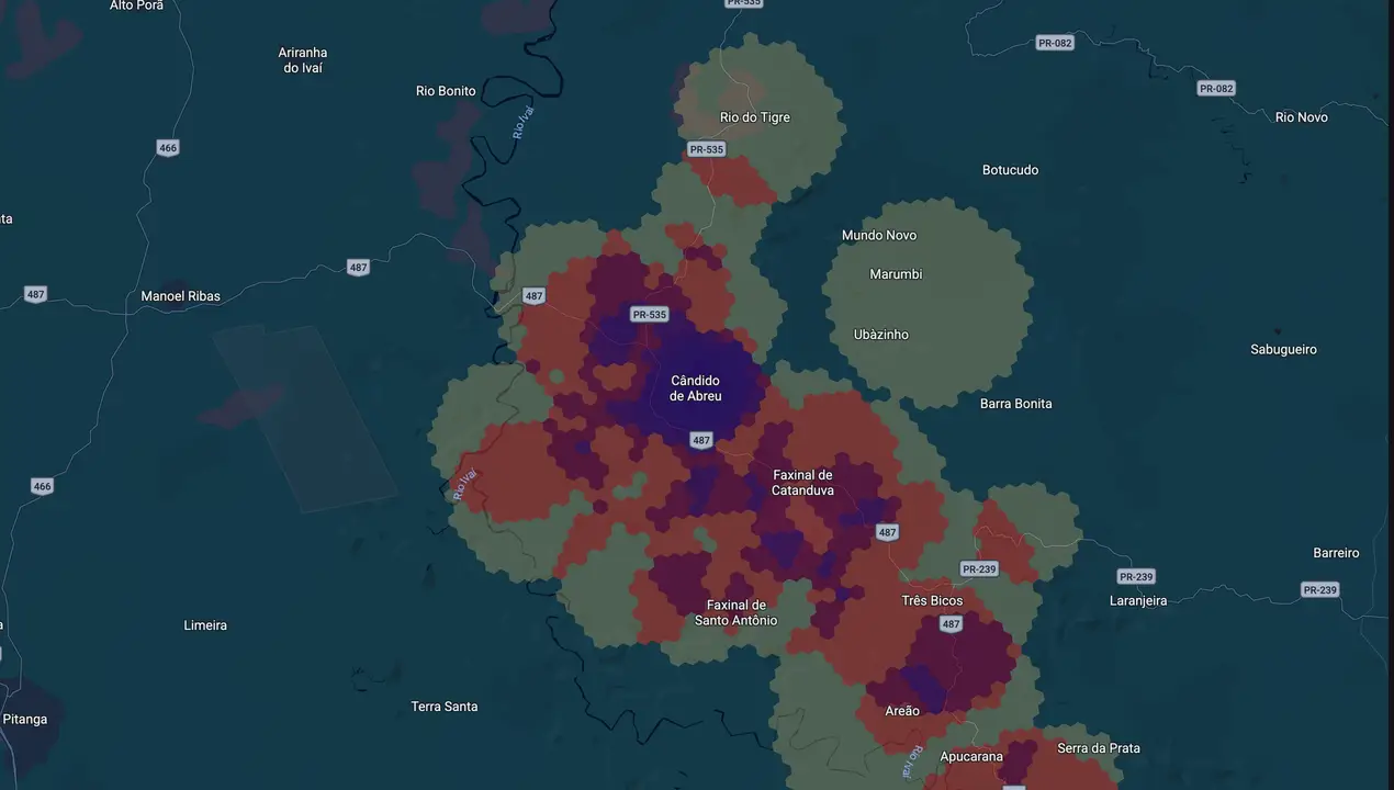 Mapa eleitoral de Renan