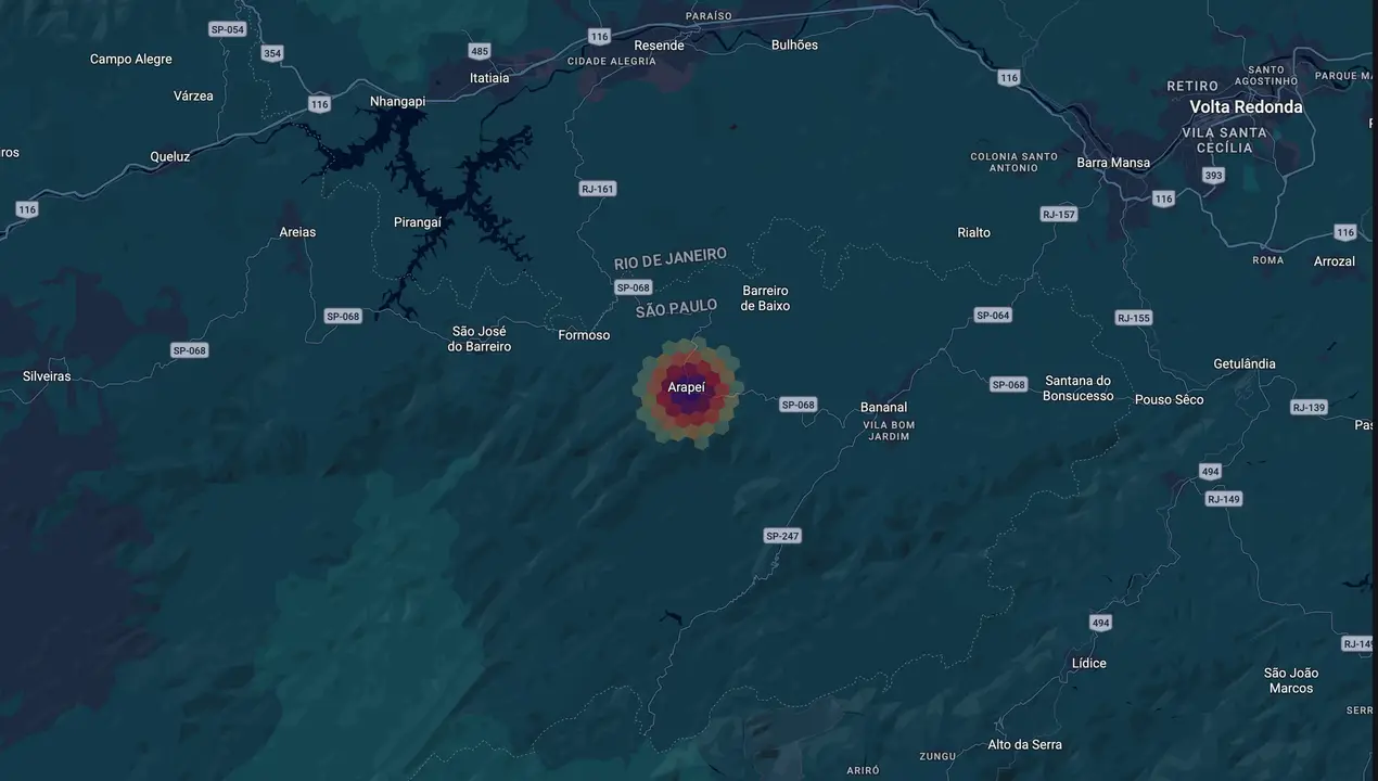 Mapa eleitoral de Renê