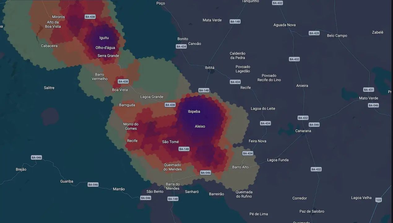 Mapa eleitoral de Rhallber