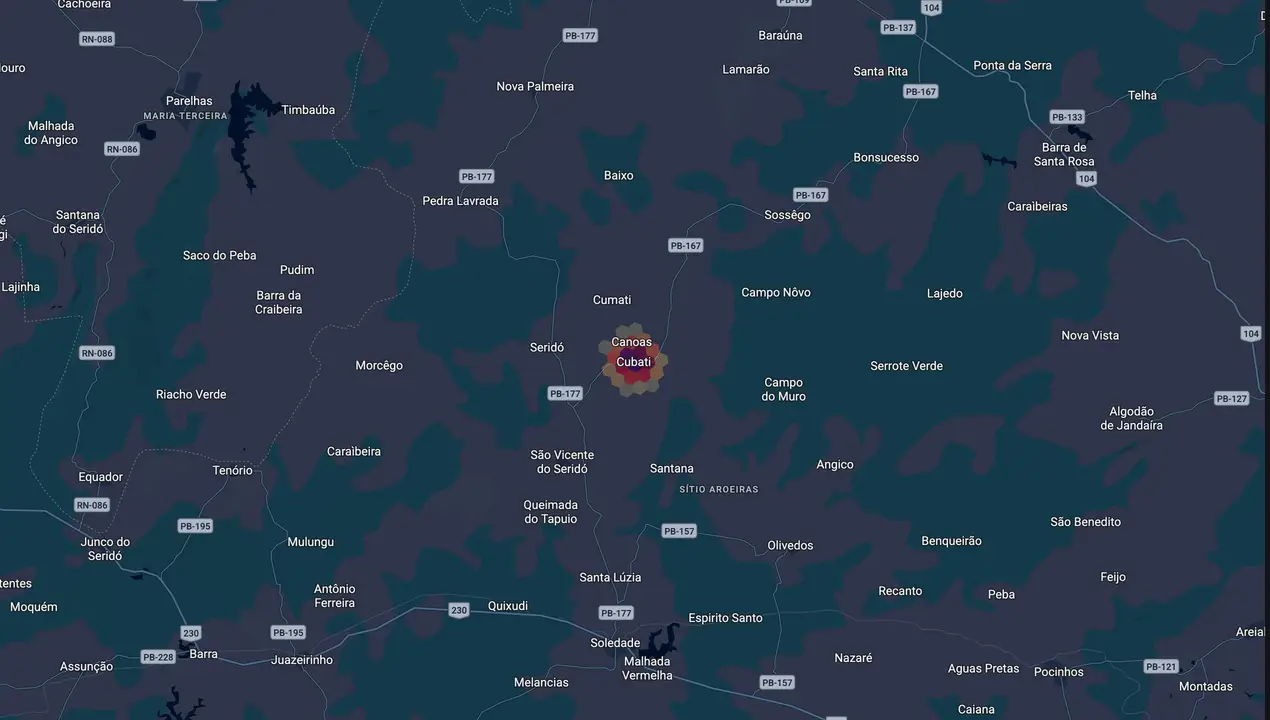 Mapa eleitoral de Ribeiro