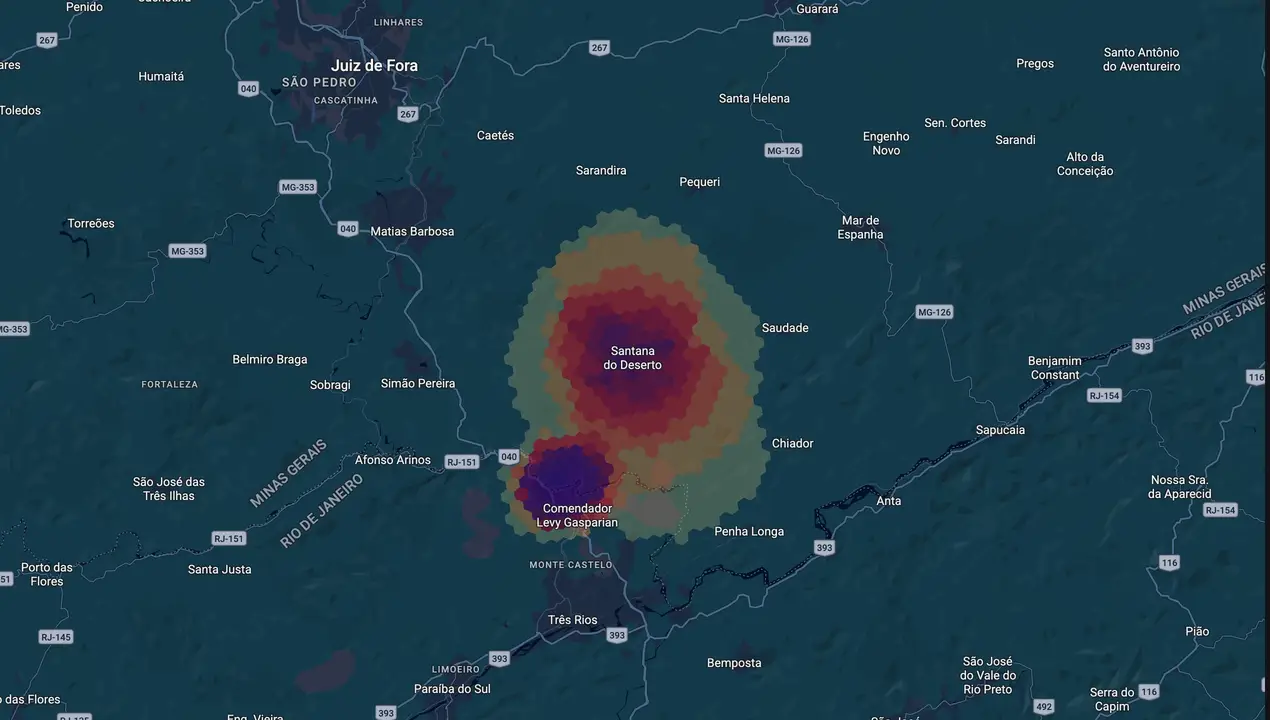 Mapa eleitoral de Ricardo Viana