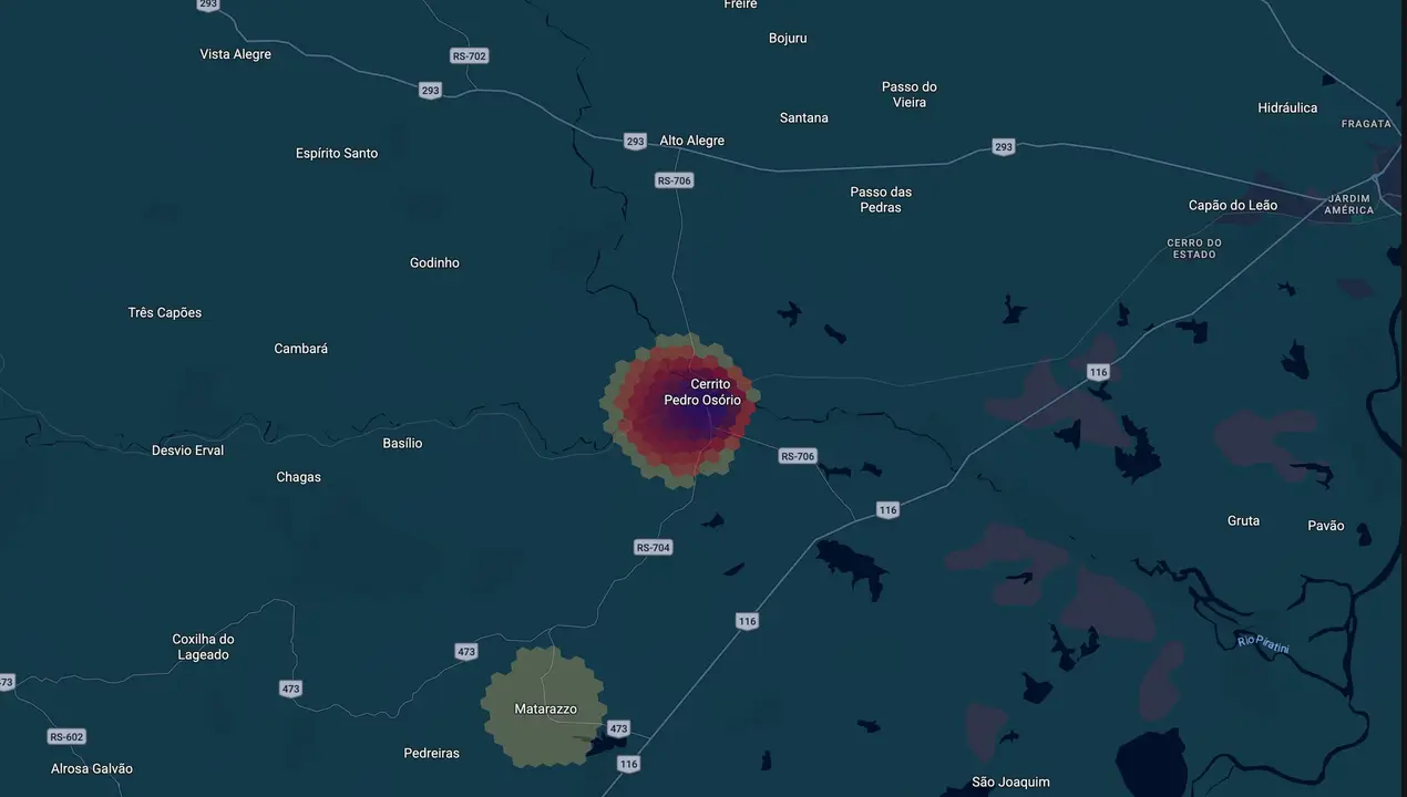 Mapa eleitoral de Ricardo
