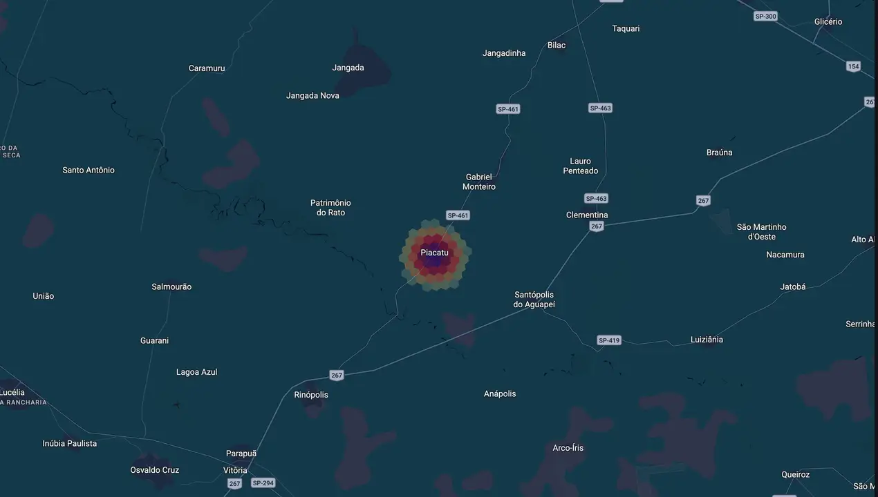 Mapa eleitoral de Ricardo Lemes