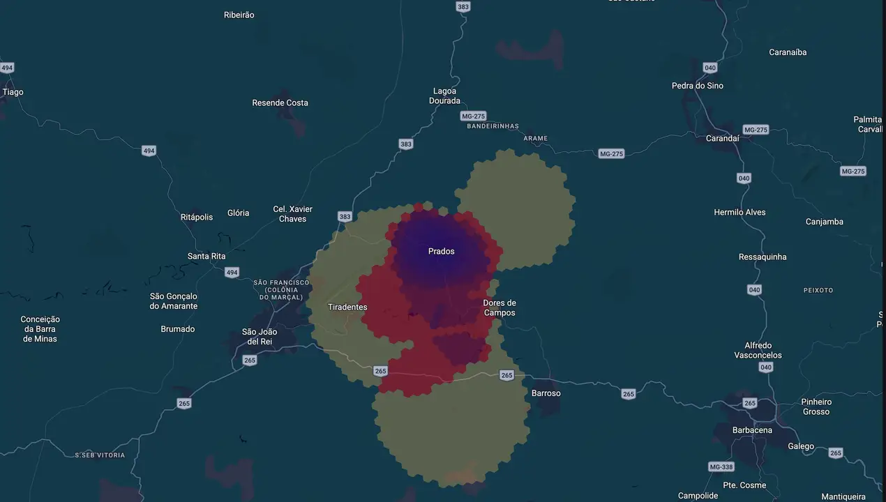 Mapa eleitoral de Rildo Costa