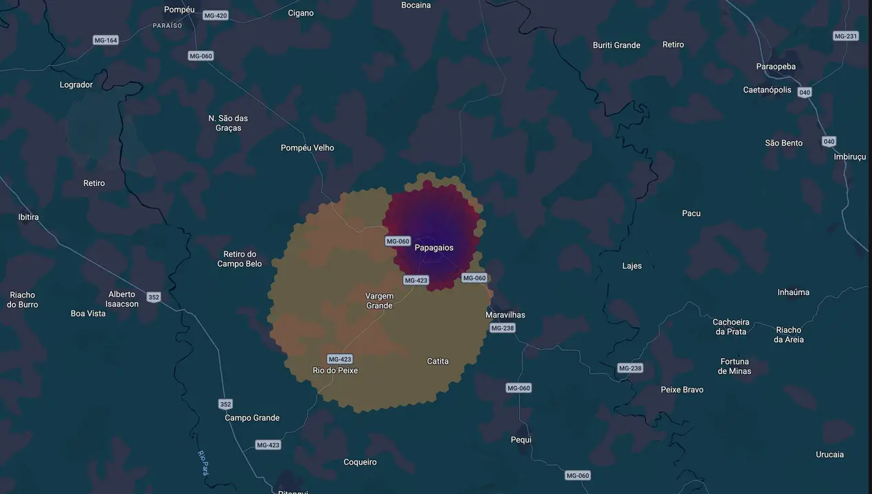 Mapa eleitoral de Rislaine