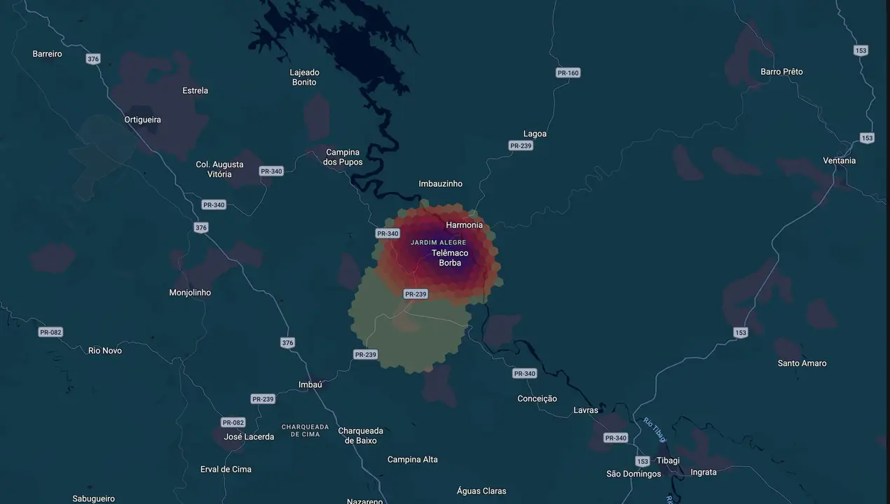 Mapa eleitoral de Rita