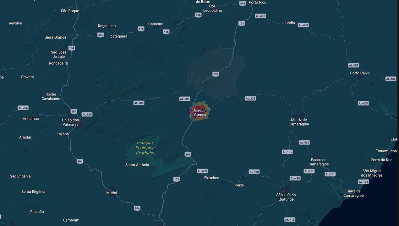Mapa eleitoral de Rita do Araça