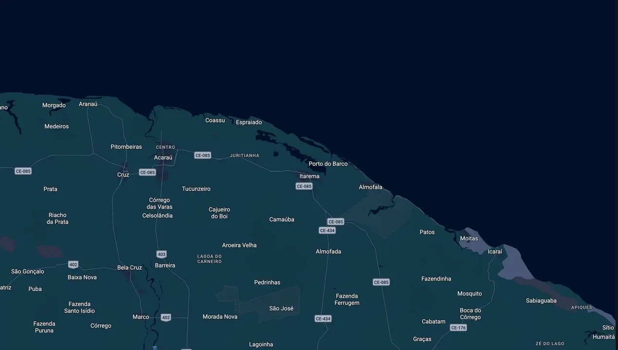 Mapa eleitoral de Robério Filho