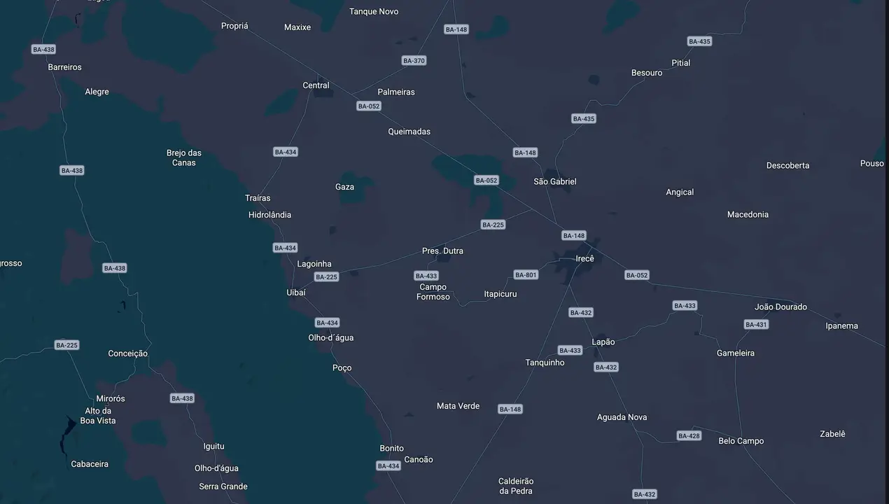 Mapa eleitoral de Robertão