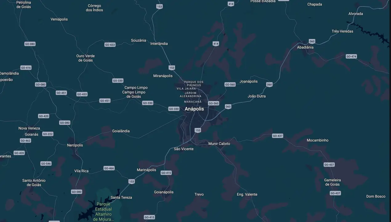Mapa eleitoral de Roberto Naves