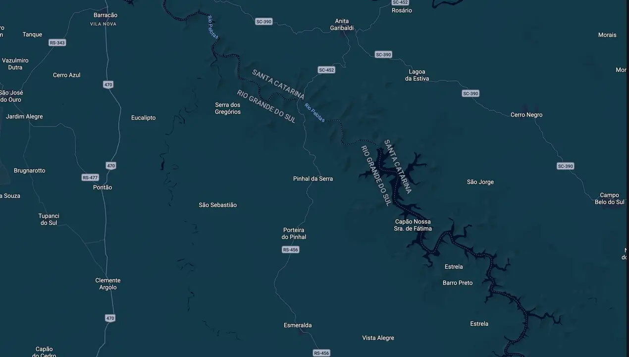 Mapa eleitoral de Robito