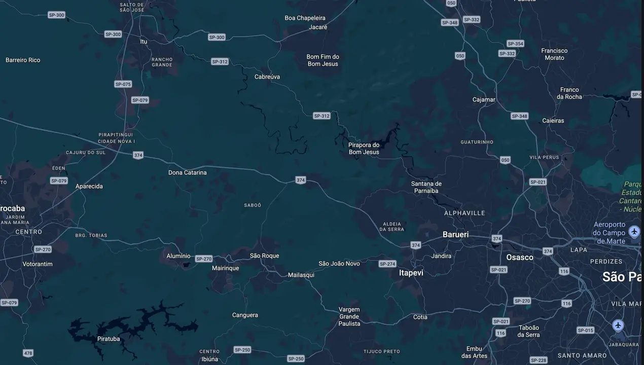 Mapa eleitoral de Rodrigo Andrade