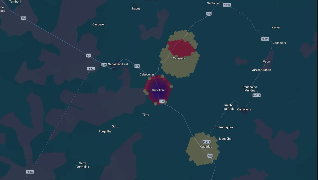 Mapa eleitoral de Rodrigo Martins