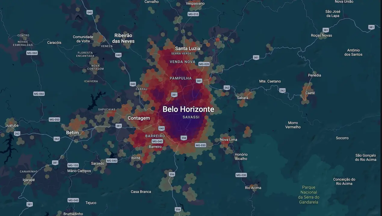 Mapa eleitoral de Rodrigo Paiva