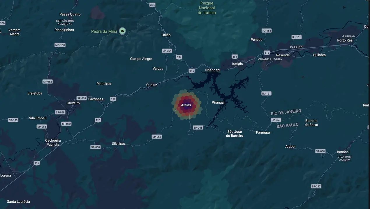 Mapa eleitoral de Rodrigo Ramos