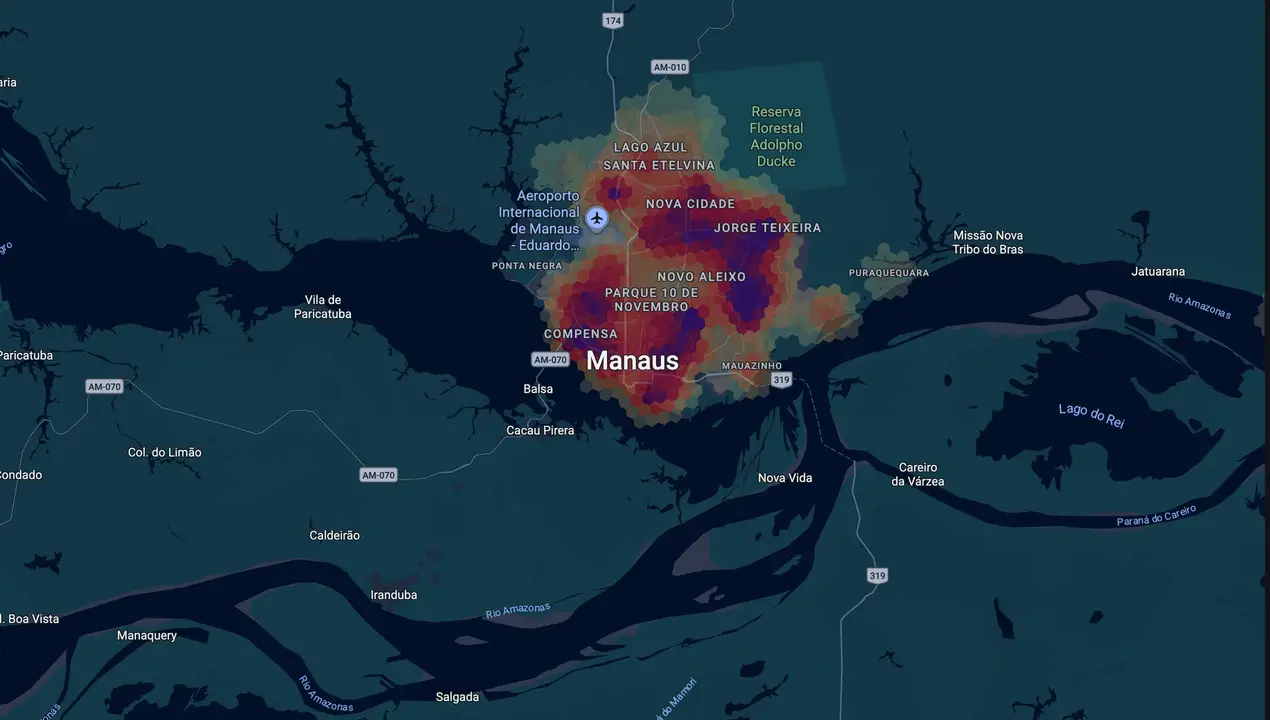 Mapa eleitoral de Rodrigo Sá