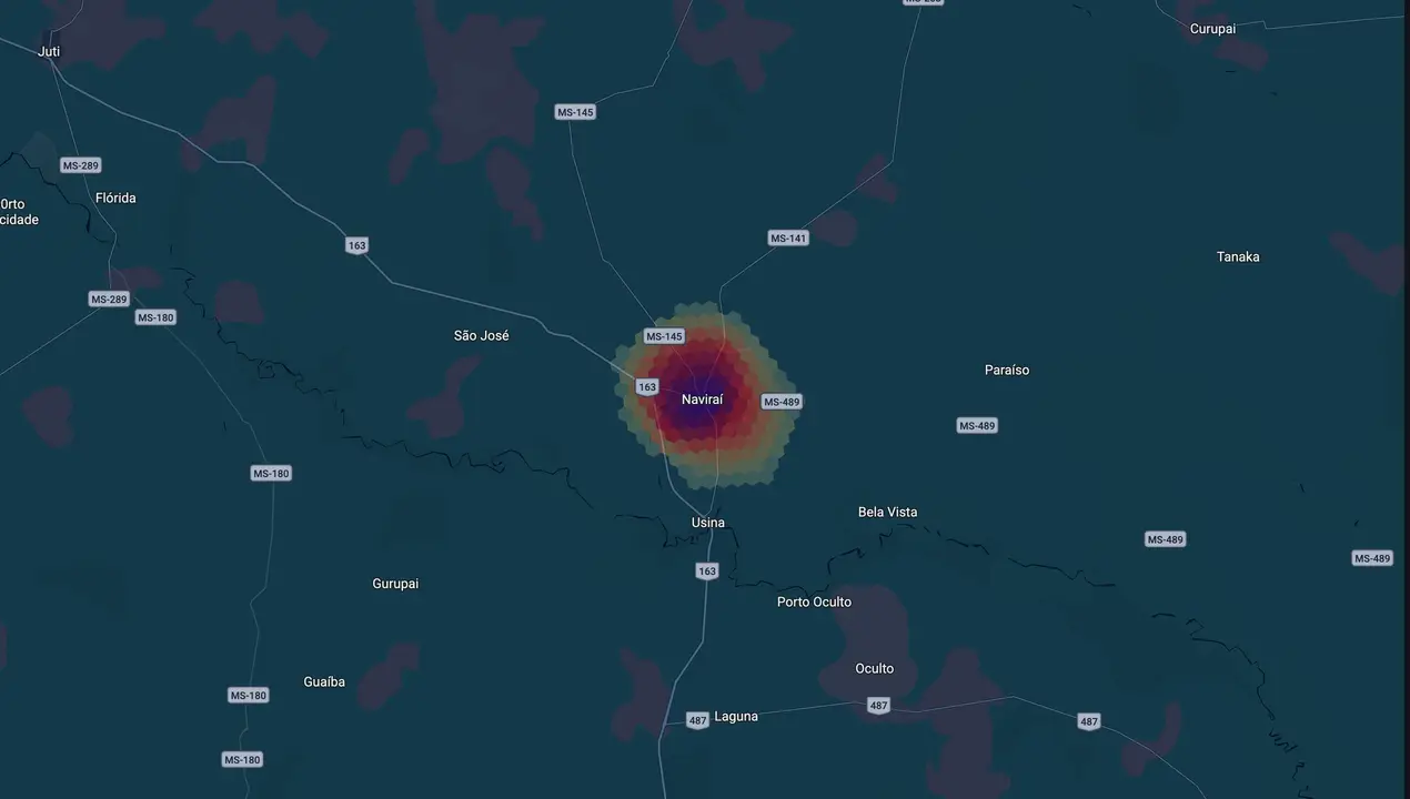 Mapa eleitoral de Rodrigo Sacuno