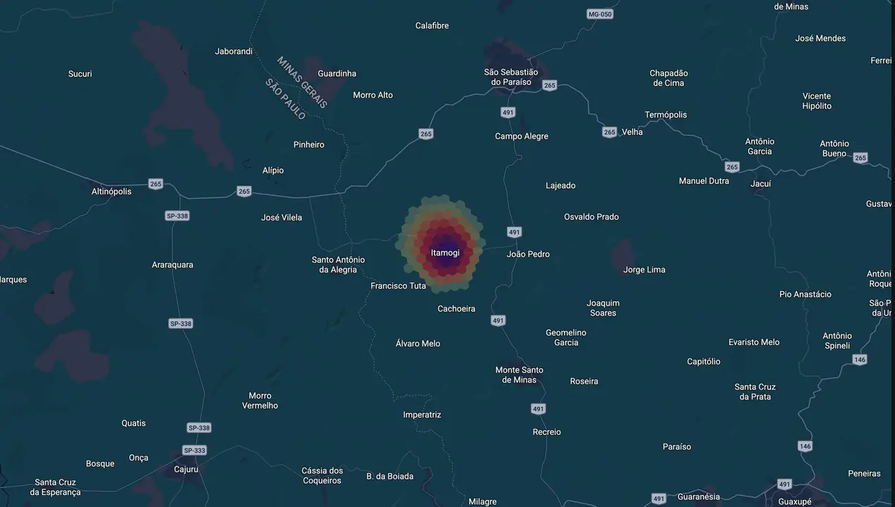 Mapa eleitoral de Rogerio