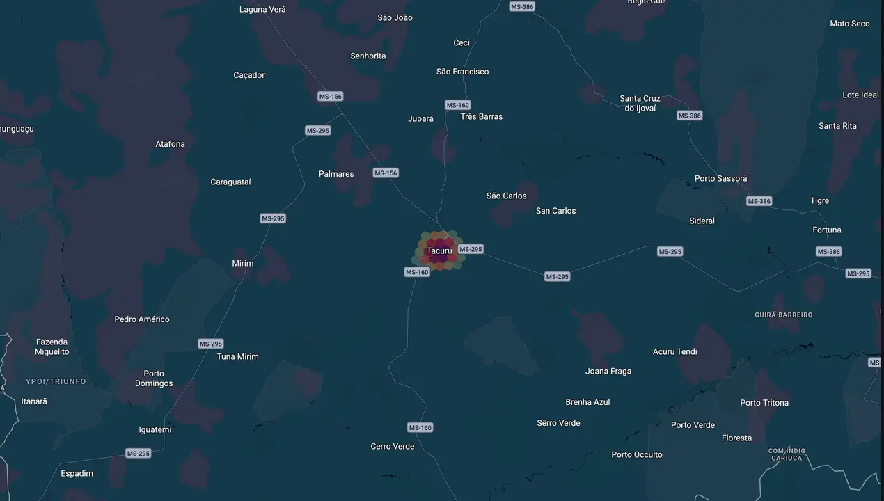Mapa eleitoral de Rogério Torquetti