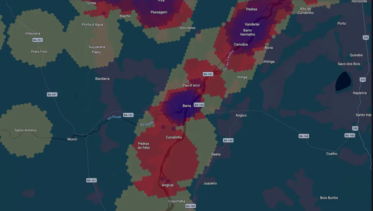 Mapa eleitoral de Romeu Junior