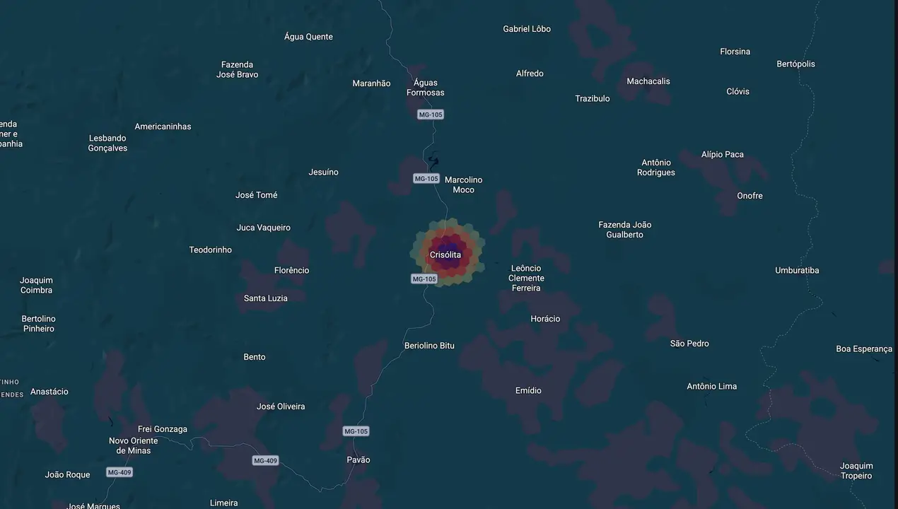 Mapa eleitoral de Ronaldo Costa