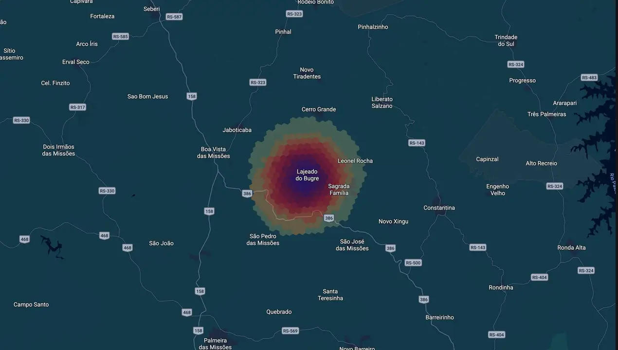 Mapa eleitoral de Ronaldo