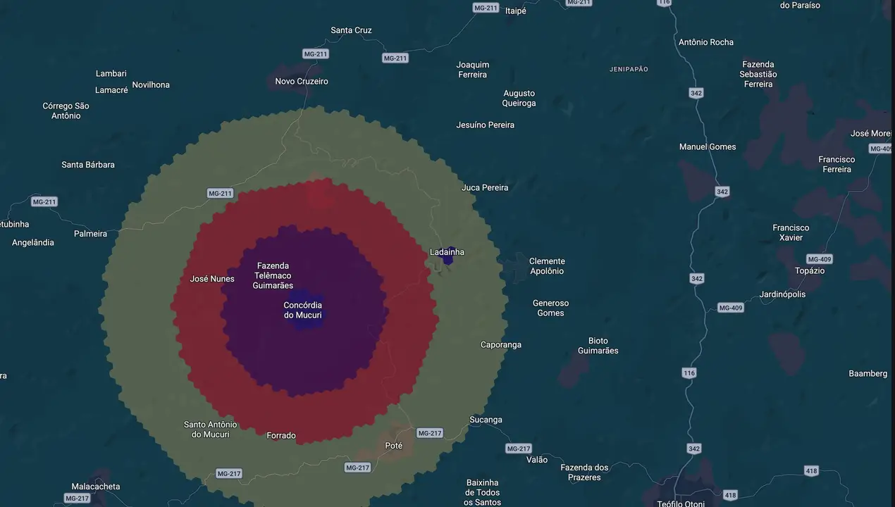 Mapa eleitoral de Ronan César