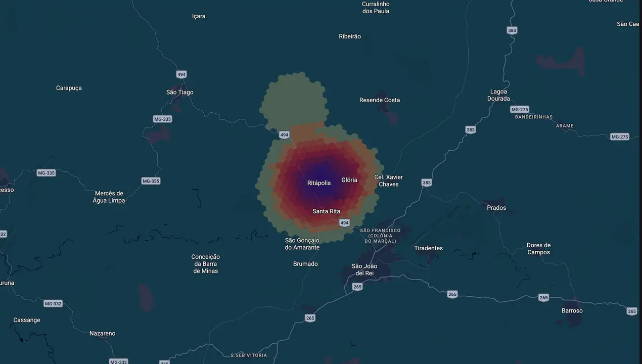 Mapa eleitoral de Ronato