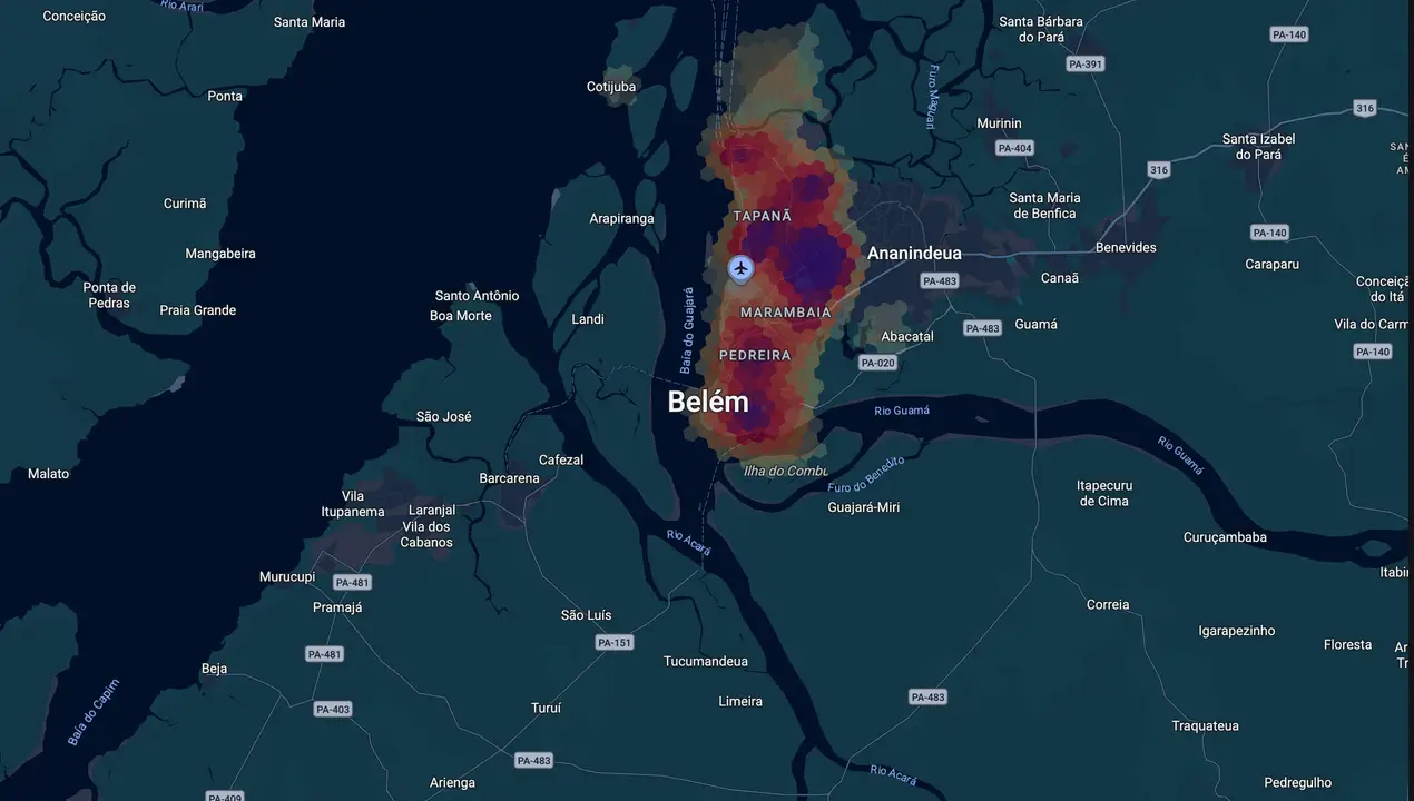 Mapa eleitoral de Roni Gas