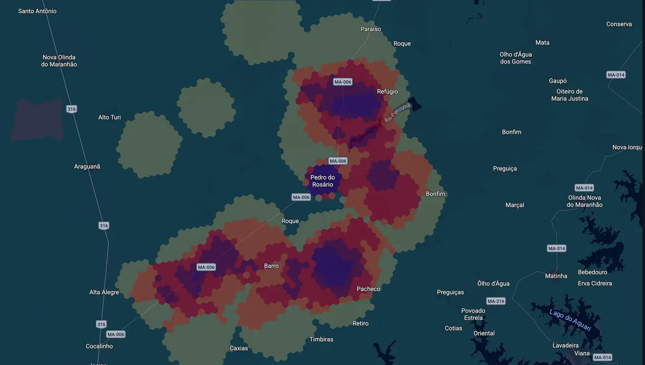 Mapa eleitoral de Ronny de Arnold