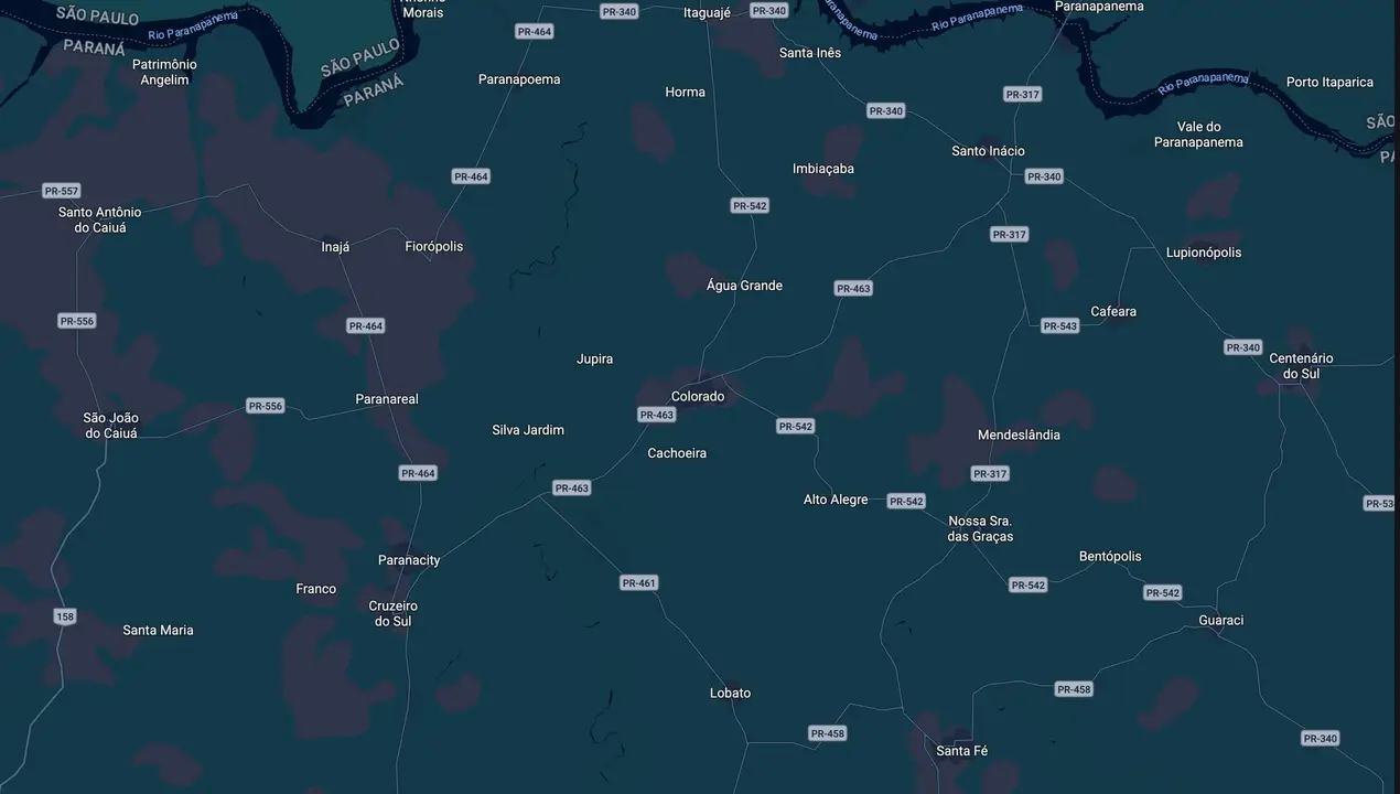 Mapa eleitoral de Rose Chiquim