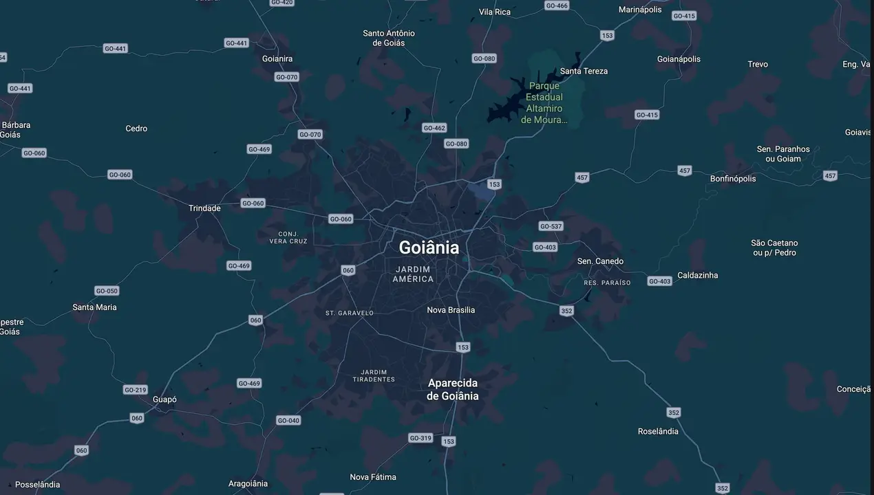 Mapa eleitoral de Rose Cruvinel